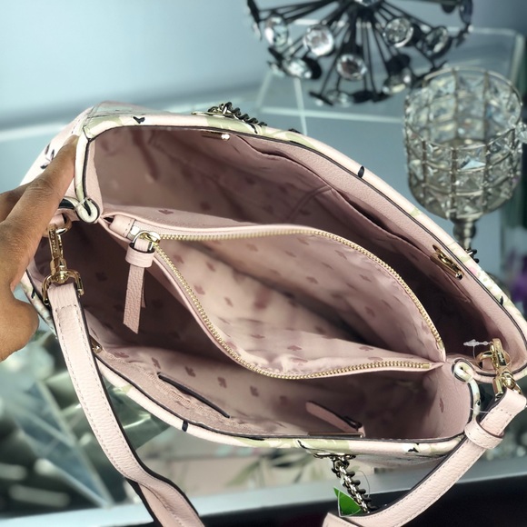 Kate Spade Pink Meena Briar Lane Botanical Bag - Picture 7 of 8